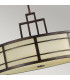 Fusion 3 Light Ceiling Pendant Bronze E27-3