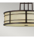 Fusion 3 Light Ceiling Pendant Bronze E27-4