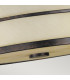 Fusion 3 Light Semi Flush Ceiling Light Bronze E27-4