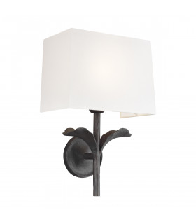 Georgia 1 Light Wall Light Aged Iron E27-1