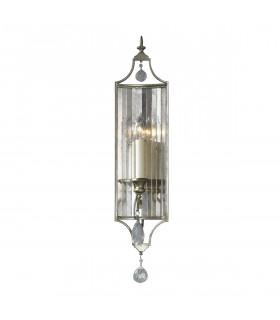Gianna 1 Light Indoor Candle Wall Light Silver E14-1