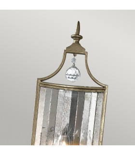 Gianna 1 Light Indoor Candle Wall Light Silver E14-2