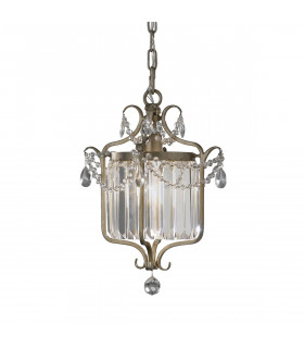 Gianna 1 Light Ceiling Pendant Silver E27-1