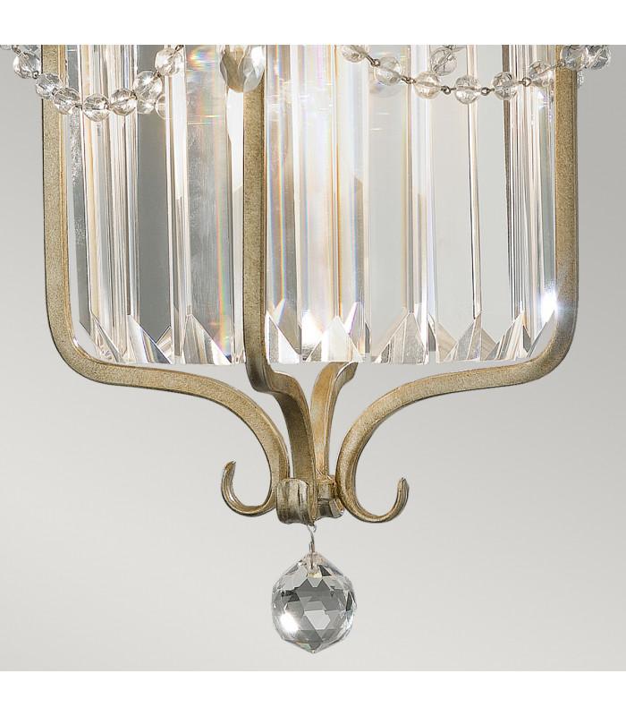 Gianna 1 Light Ceiling Pendant Silver E27-4