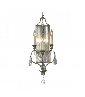 Gianna 3 Light Indoor Candle Wall Light Silver E14-1