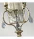 Gianna 3 Light Indoor Candle Wall Light Silver E14-3