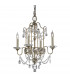 Gianna Chandelier 4 Light Silver Finish E14-1
