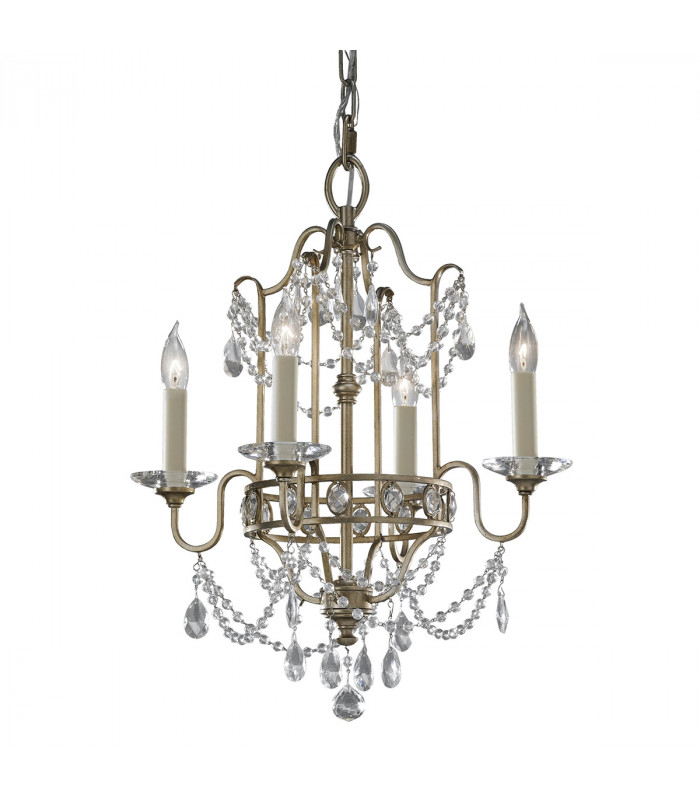 Gianna Chandelier 4 Light Silver Finish E14-1