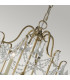 Gianna 6 Light Chandelier Silver Finish E14-2