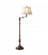 Gibson 1 Light Floor Lamp Antique Brown E27-1