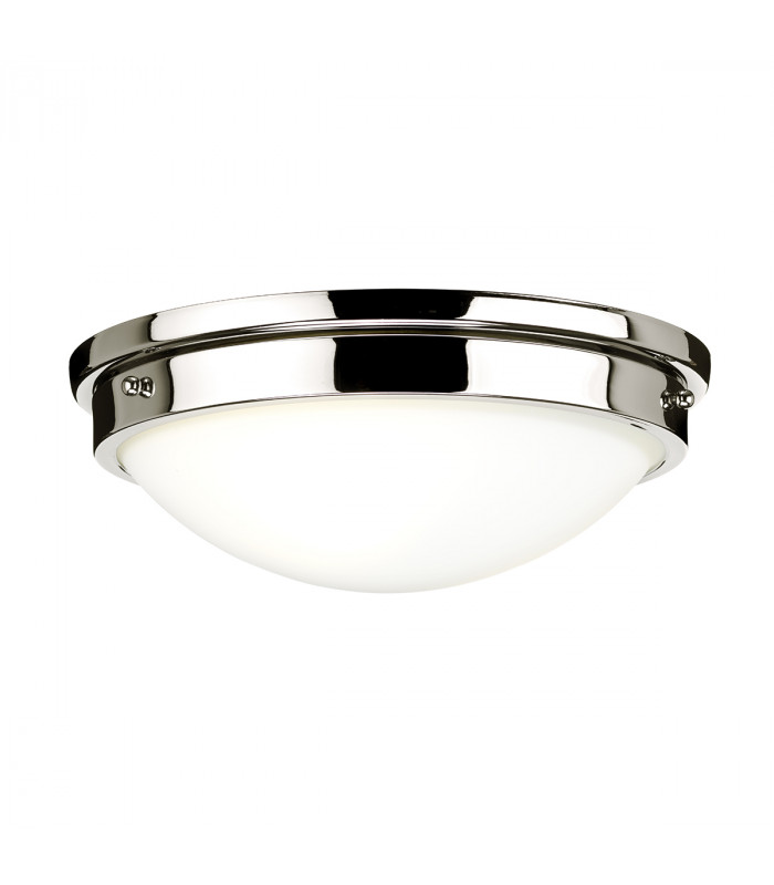 Gravity Round Flush Light Polished Nickel-1