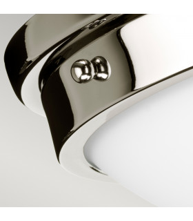 Gravity Round Flush Light Polished Nickel-3