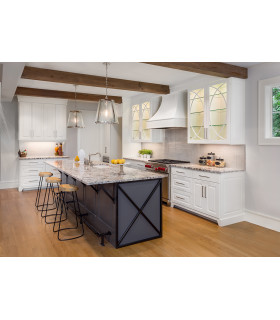 Harrow 1 Light  Medium Ceiling Pendant Polished Nickel E27-2