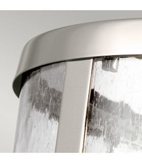 Harrow 1 Light  Small Ceiling Pendant Polished Nickel E27-2