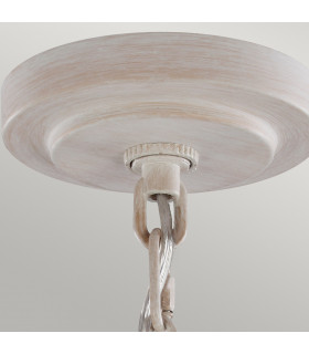 Hartsville Chandelier 3 Light Beachwood Finish E14-2
