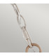 Hartsville Chandelier 3 Light Beachwood Finish E14-3