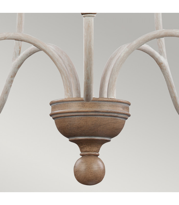 Hartsville 5 Light Chandelier Beachwood Finish E14-5