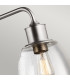 Hobson 3 Light Ceiling Island Chandelier Pendant Bar Light Satin Nickel E27-5