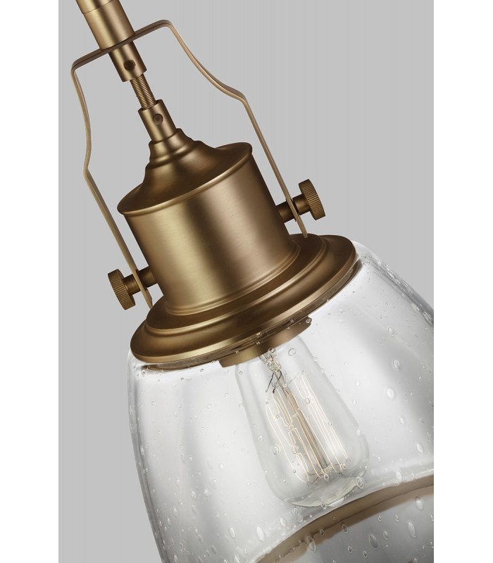 Hobson 1 Light Medium Dome Ceiling Pendant Brass E27-4
