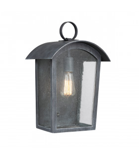 Hodges 1 Light Large Wall Lantern Ash Black-1