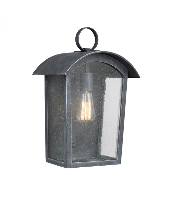 Hodges 1 Light Large Wall Lantern Ash Black-1