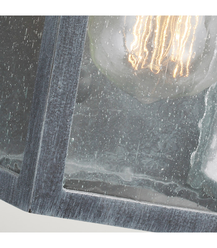 Hodges 1 Light Small Wall Lantern Ash Black-4