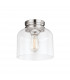 Hounslow 1 Light Flush Light Polished Nickel-1