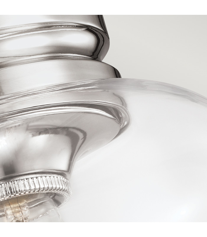 Hounslow 1 Light Flush Light Polished Nickel-2