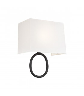 Indo 1 Light Wall Light Aged Iron E27-1