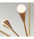 Jax 10 Light Chandelier Burnished Brass G9-4