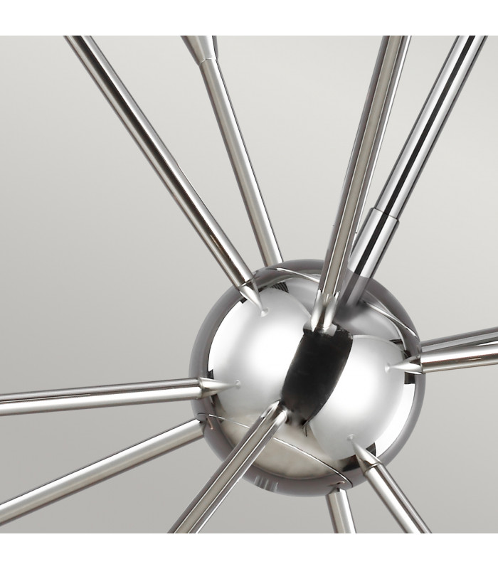 Jax 10 Light Chandelier Polished Nickel G9-3