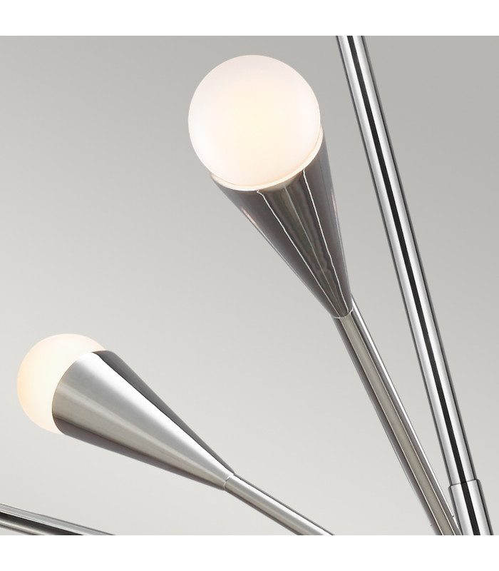 Jax 10 Light Chandelier Polished Nickel G9-4