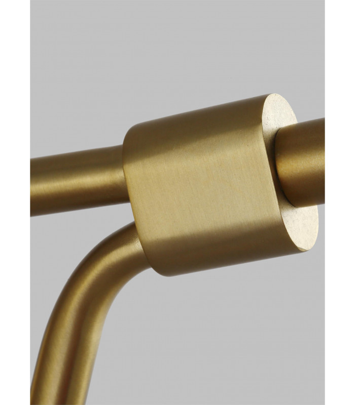 Joan 1 Light Dome Wall Light Midnight Black Burnished Brass E27-3