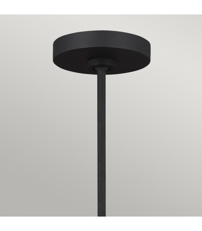Joan 5 Light Chandelier Midnight Black Midnight Black  Burnished Brass E27-3