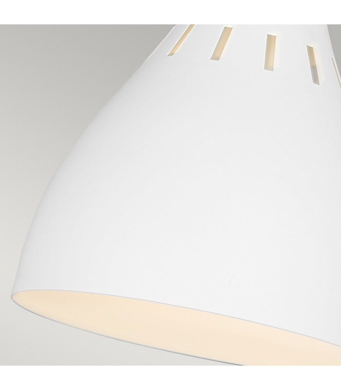 Joan 1 Light Table Lamp Matt White Matt White  Burnished Brass E27-3
