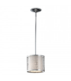 Joplin 1 Light Ceiling Mini Pendant Chrome E27-1
