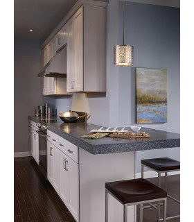 Joplin 1 Light Ceiling Mini Pendant Chrome E27-2
