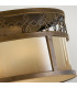 Justine 3 Light Flush Ceiling Light Bronze E27-2