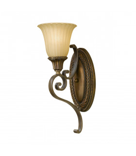 Kelham Hall 1 Light Indoor Wall Light Gold Bronze E27-1