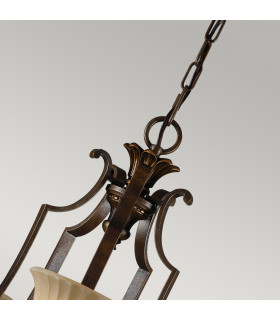 Kelham Hall 5 Light Multi Arm Chandelier Bronze Gold Finish E27-2