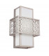 Kenney 1 Light Indoor Wall Light Silver E27