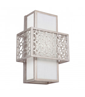 Kenney 1 Light Indoor Wall Light Silver E27