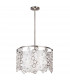Lexi 3 Light Round Ceiling Pendant Polished Nickel E27-1