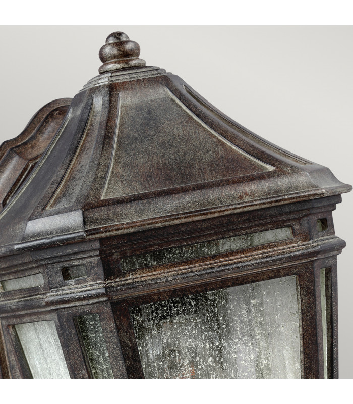 Londontowne 1 Light Outdoor Wall Lantern Light Chestnut IP44 E27-3