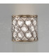 Lucia 1 Light Indoor Wall Light Burnished Silver E14-2
