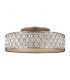 Lucia 6 Light Flush Light Burnished Silver-1
