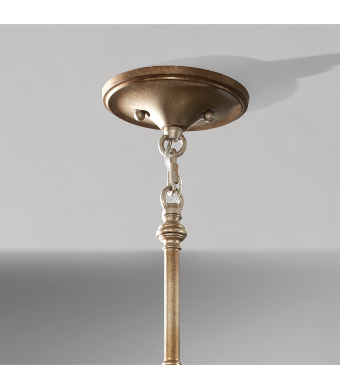 Lucia 3 Light Cylindrical Pendant Polished Silver Finish E27-3