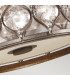 Lucia 2 Light Flush Ceiling Light Burnished Silver E27-4