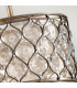 Lucia 1 Light Ceiling Cylindrical Pendant Polished Silver E27-4