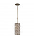 Lucia 1 Light Ceiling Mini Pendant Polished Silver E27-1